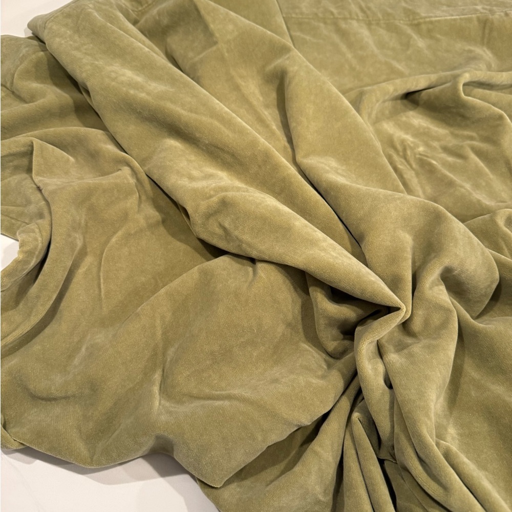 Elegant Olive Velvet Curtains